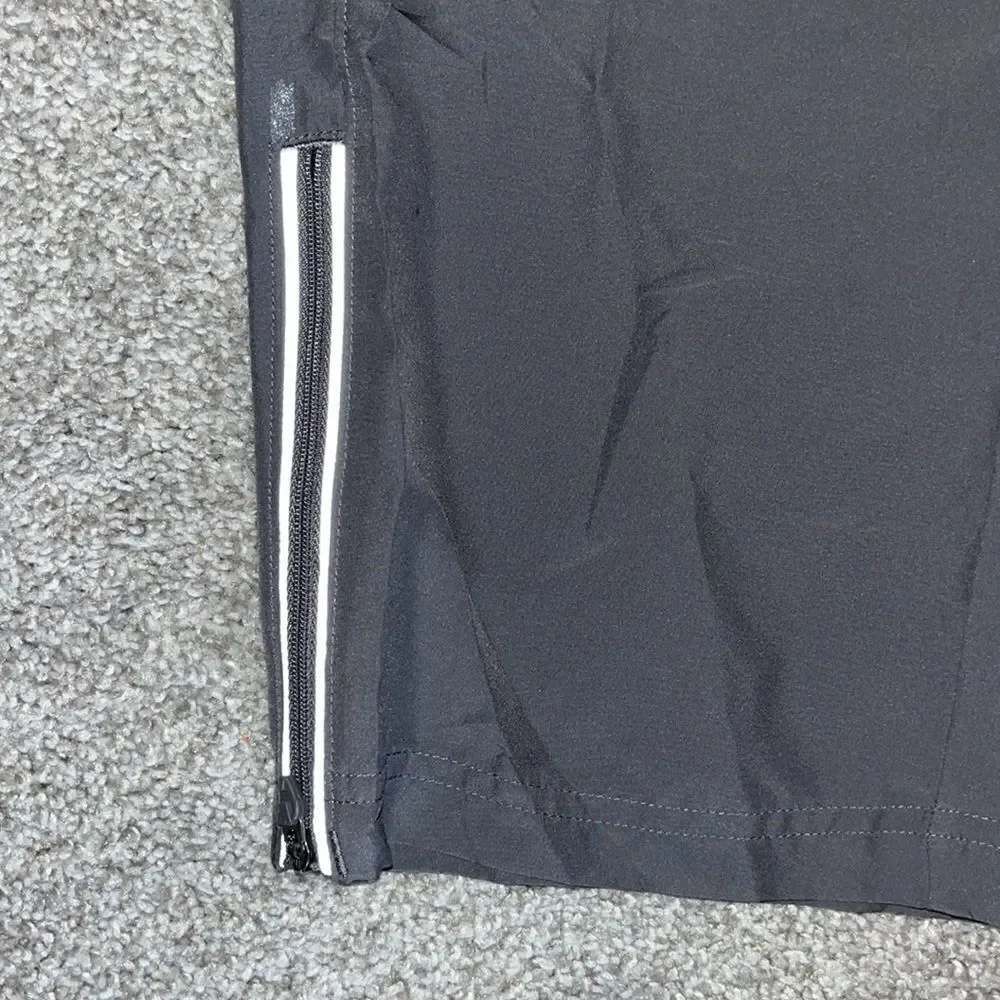 Gray w/pockets Under Armour Yoga running marathon gym workout pants zipper cuff